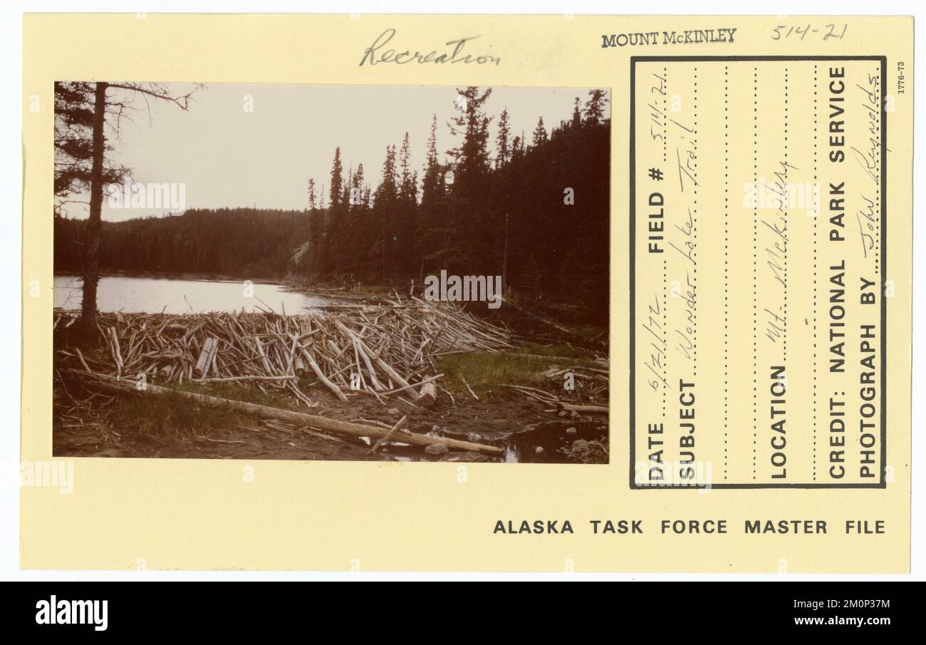 Wonder Lake Trail. Alaska Task Force Photographs Stock Photo Alamy