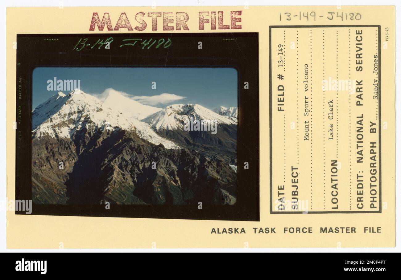 Mount Spurr volcano. Alaska Task Force Photographs Stock Photo Alamy