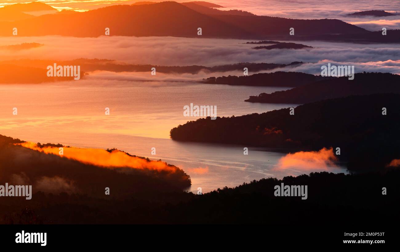Aerial view sunset over rocky hi-res stock photography and images - Alamy