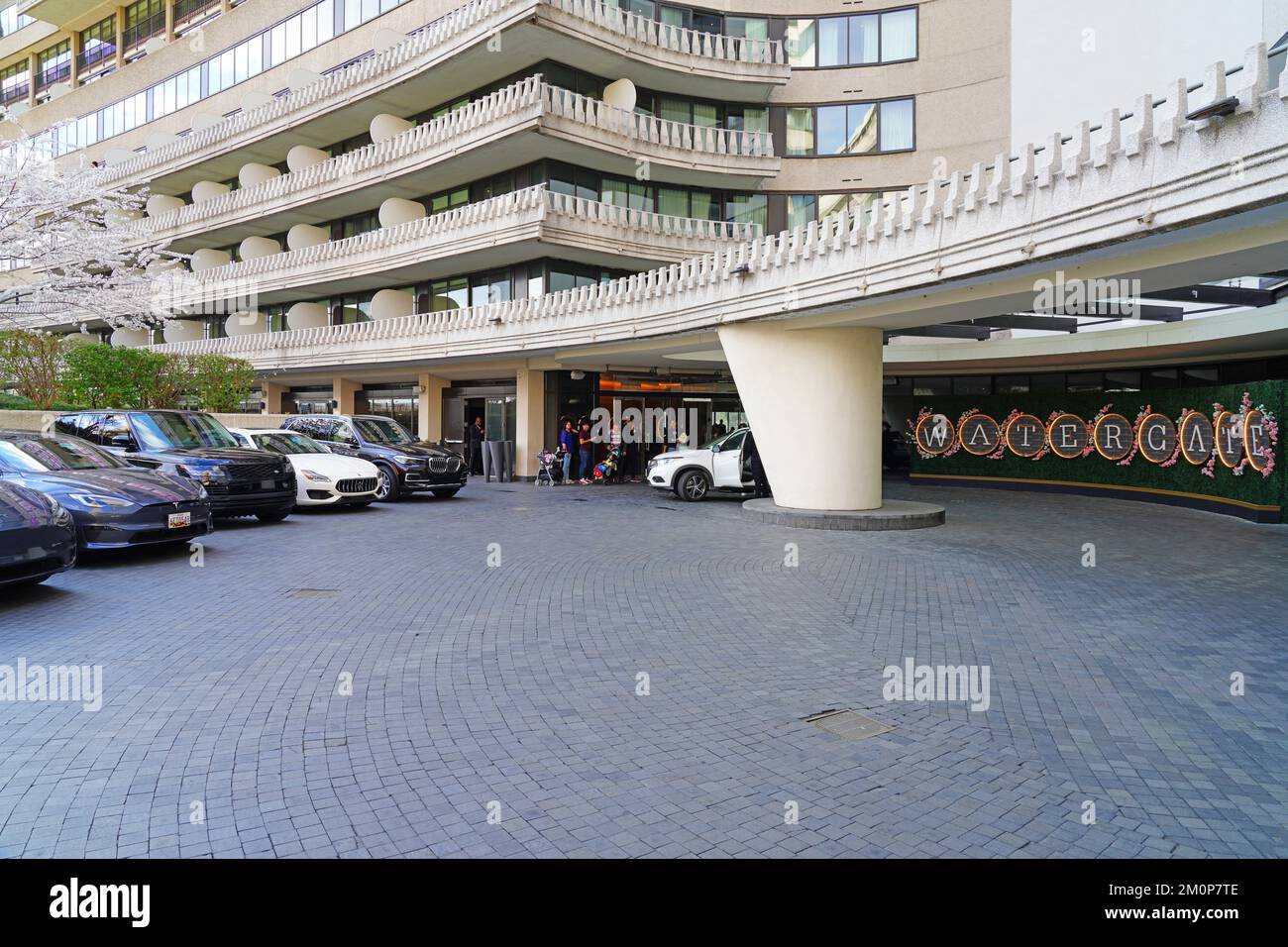 WASHINGTON, DC 25 MAR 2022 View of the Watergate building complex in