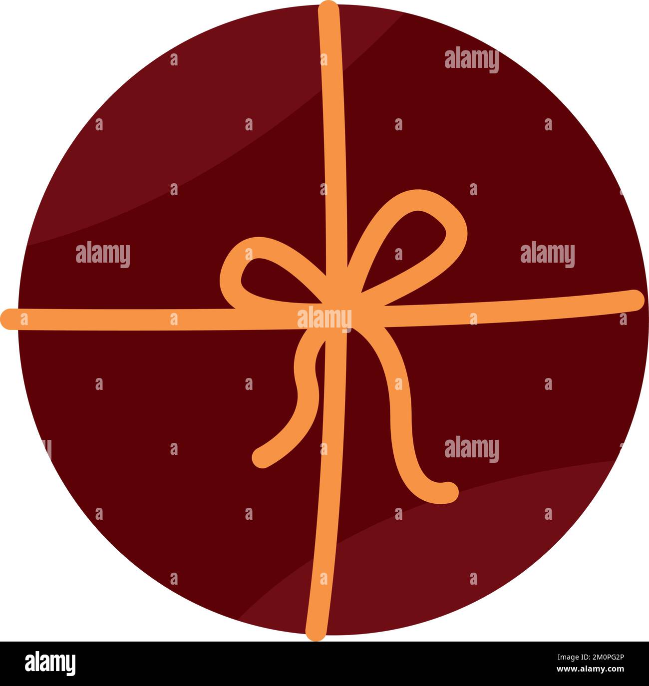 Isolated wrapped christmas ball icon Vector Stock Vector Image & Art ...