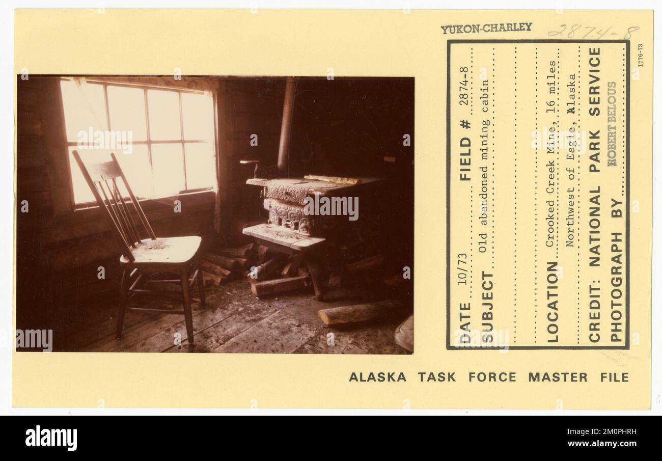 Old abandoned mining cabin. Alaska Task Force Photographs Stock Photo Alamy