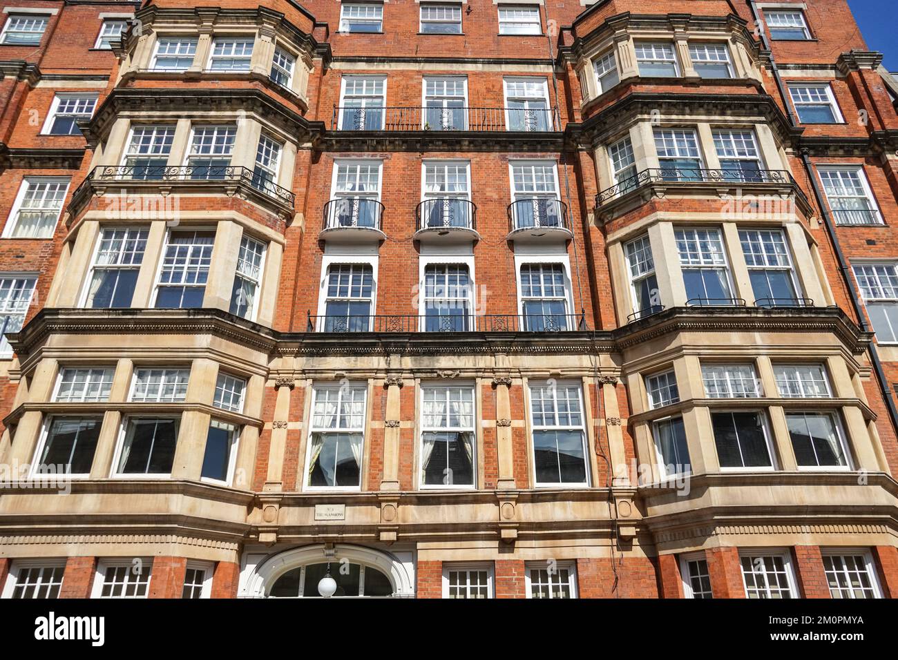 Apartment buildings in Earl's Court, London England United Kingdom UK