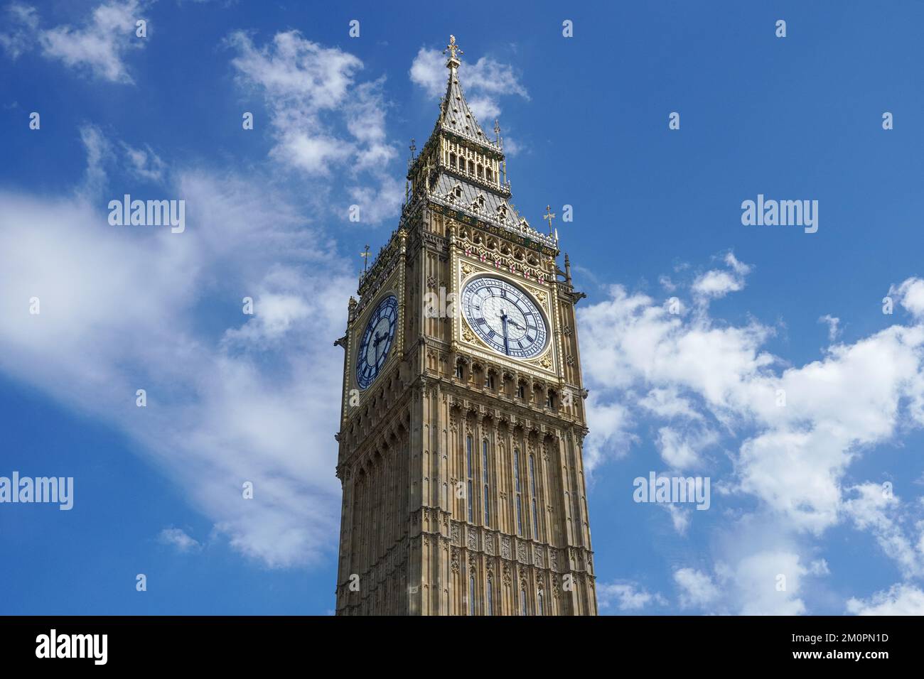Big Ben, Elizabeth Tower in London England United Kingdom UK Stock Photo