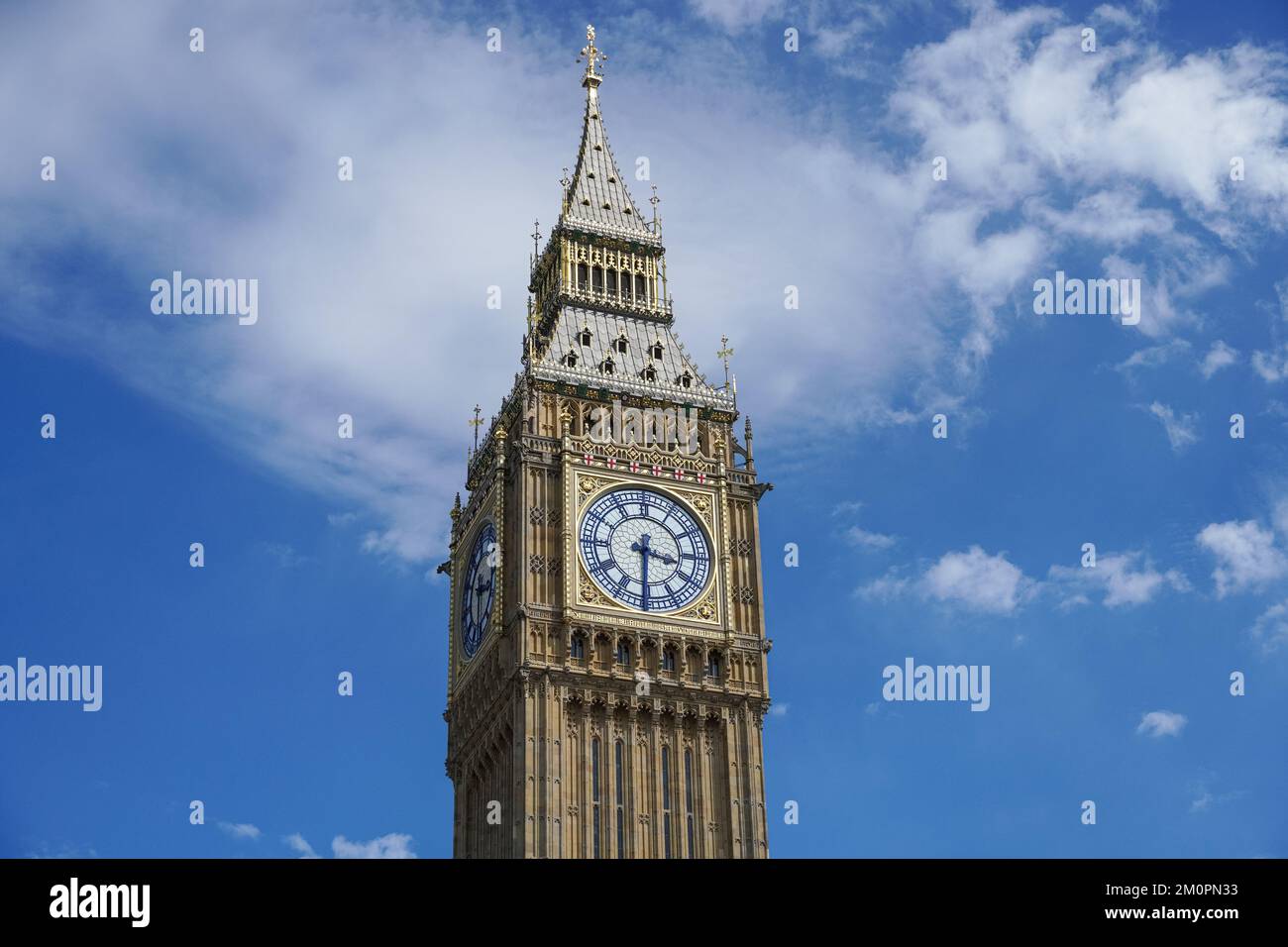 Big Ben, Elizabeth Tower in London England United Kingdom UK Stock Photo