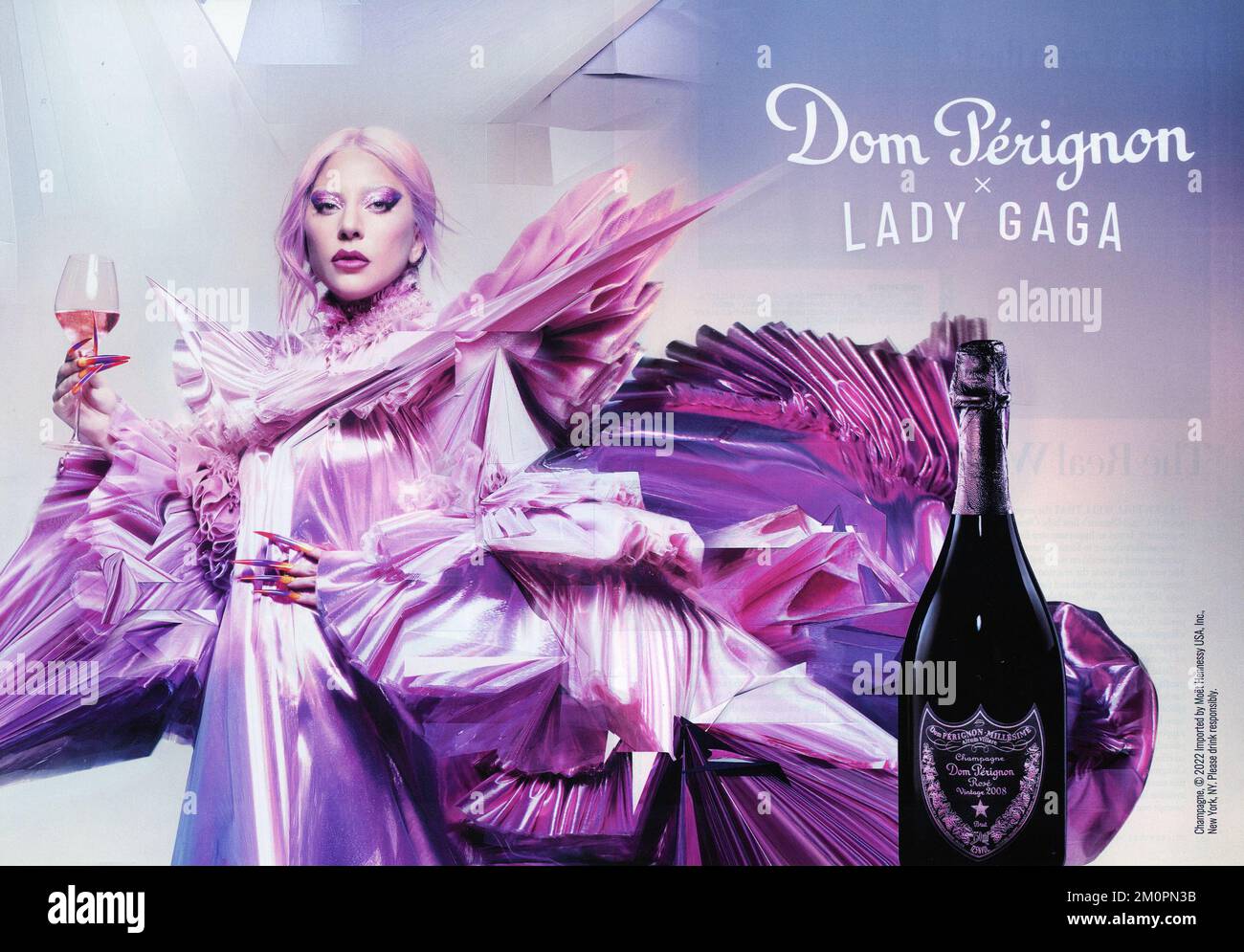 Lady gaga and dom perignon champagne hi-res stock photography and images -  Alamy