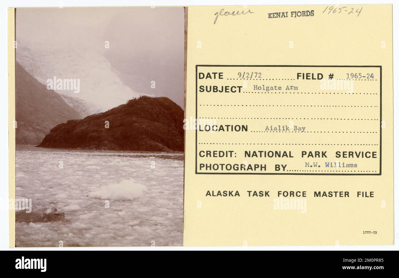 Holgate Arm. Alaska Task Force Photographs Stock Photo - Alamy