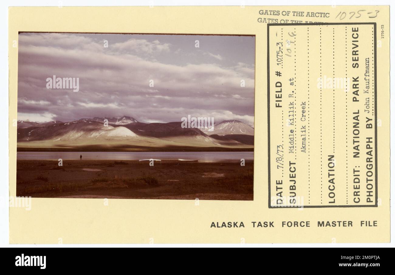 Middle Killik River at Akmalik Creek. Alaska Task Force Photographs ...