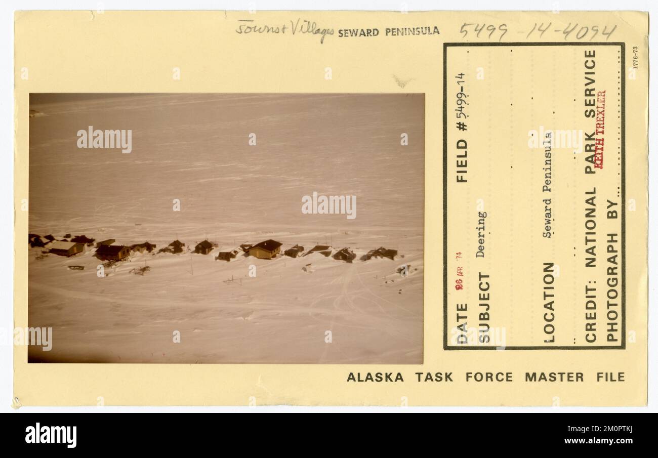 Deering. Alaska Task Force Photographs Stock Photo Alamy