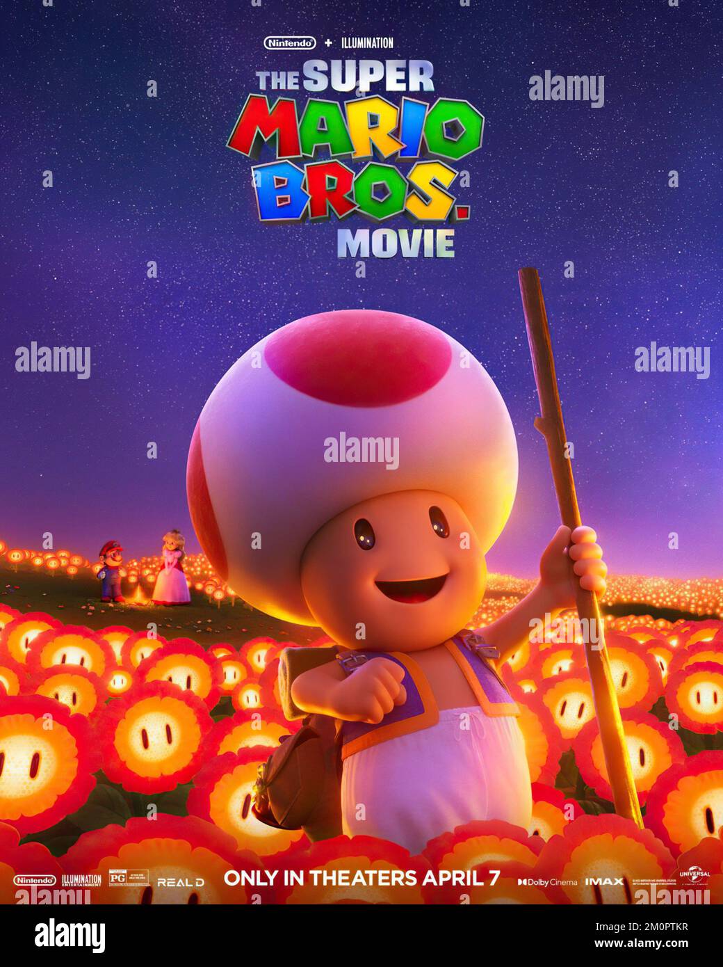 THE SUPER MARIO BROS. MOVIE, US character poster, Toad (voice