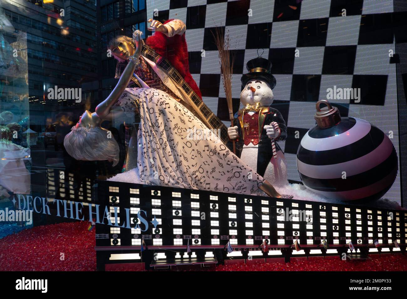 Bloomingdales Flagship Department Store window display during the 2022