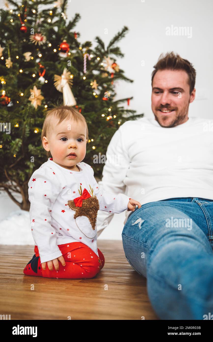 Dad and son 2025 christmas outfits