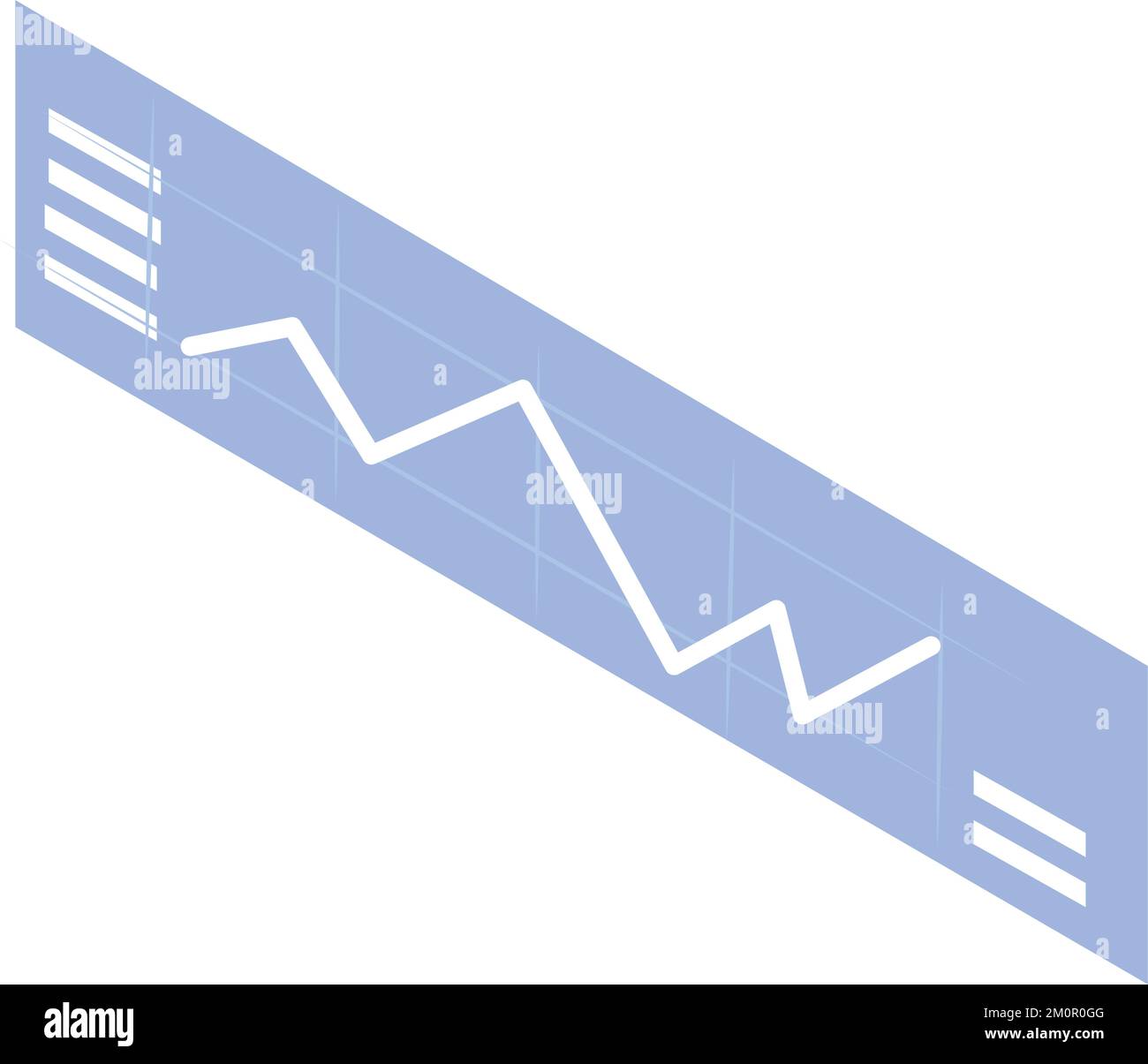 Isolated hologram of a business graph Vector Stock Vector Image & Art ...