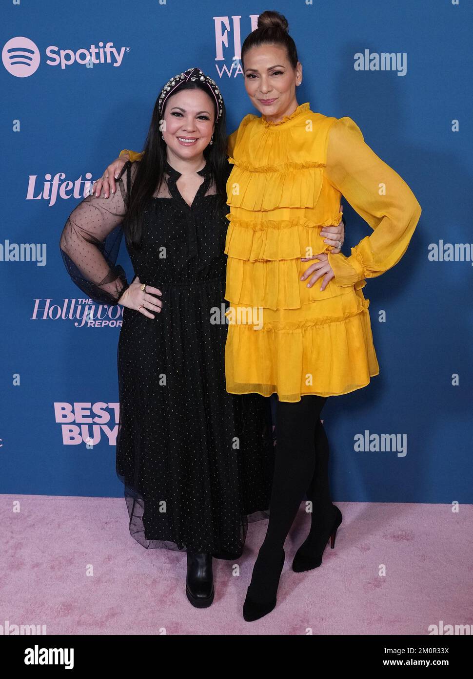 Los Angeles, USA. 07th Dec, 2022. (L-R) Gloria Calderón Kellett and Constance Marie at The Hollywood Reporter's Annual Women in Entertainment Gala held at the Fairmont Century Plaza in Los Angeles, CA on Wednesday, ?December 7, 2022. (Photo By Sthanlee B. Mirador/Sipa USA) Credit: Sipa USA/Alamy Live News Stock Photo
