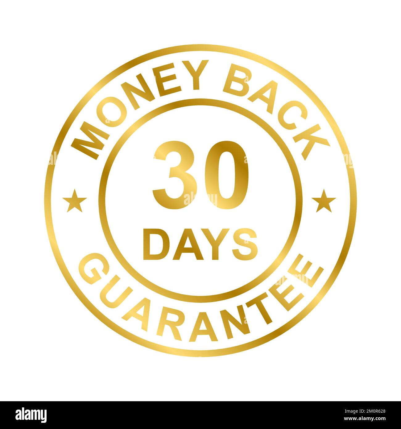 30 days money back guarantee icon vector for graphic design, logo ...