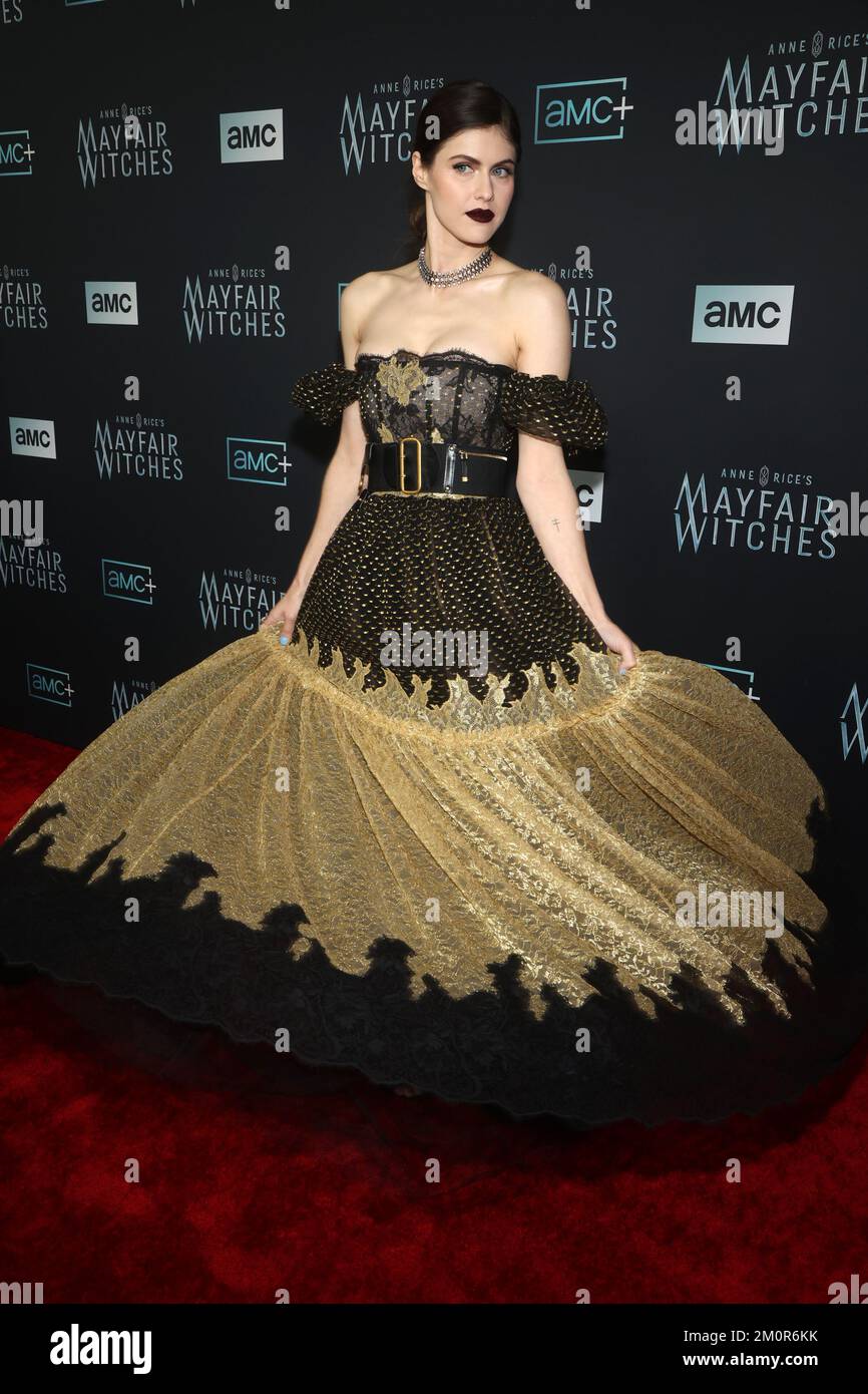 Los Angeles, Ca. 7th Dec, 2022. Alexandra Daddario at AMC's Anne Rice's ...