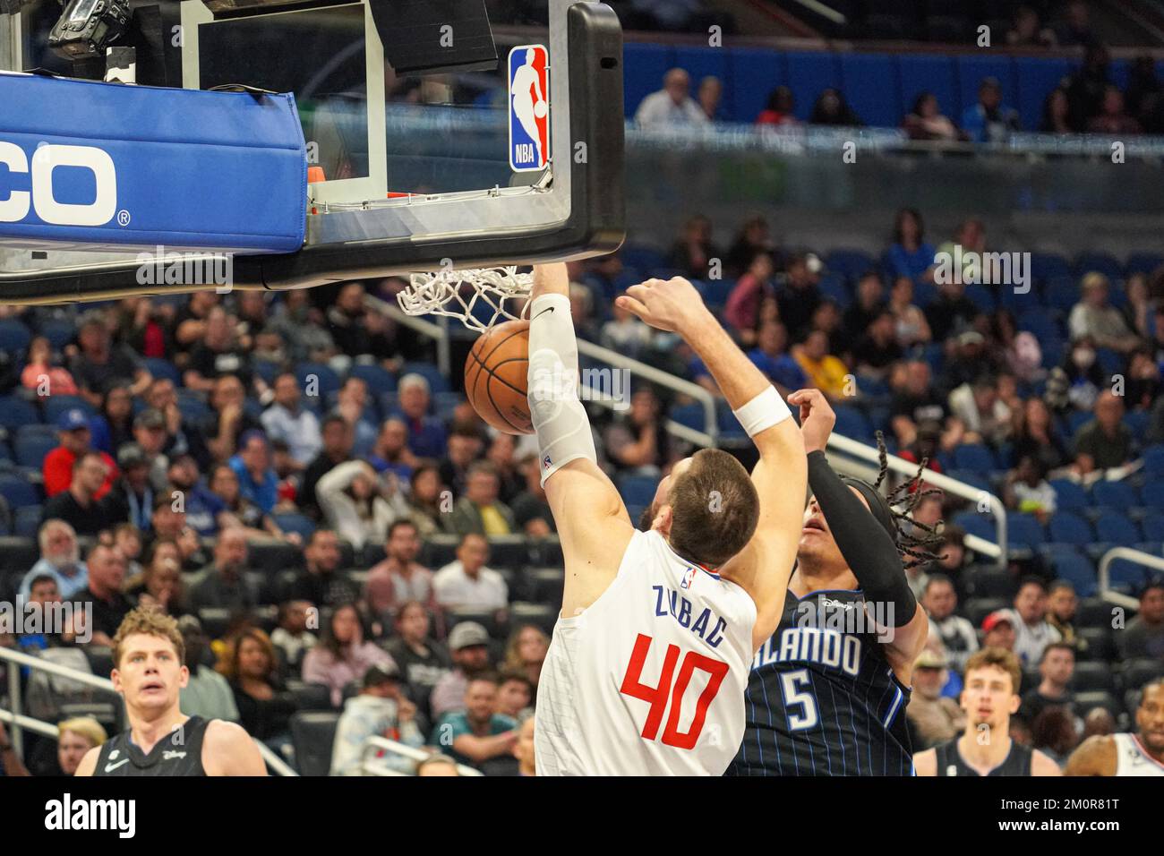 Orlando, Florida, USA, December 7, 2022, Los Angeles Clippers center ...