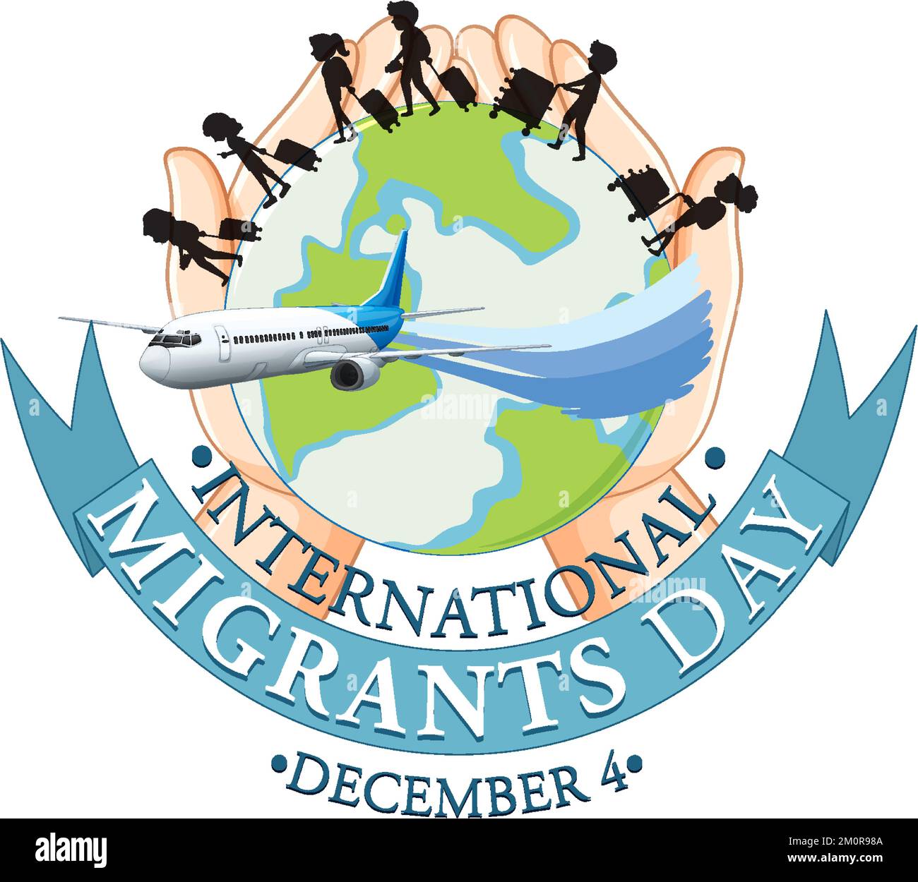 International Migrants Day Banner Design illustration Stock Vector ...