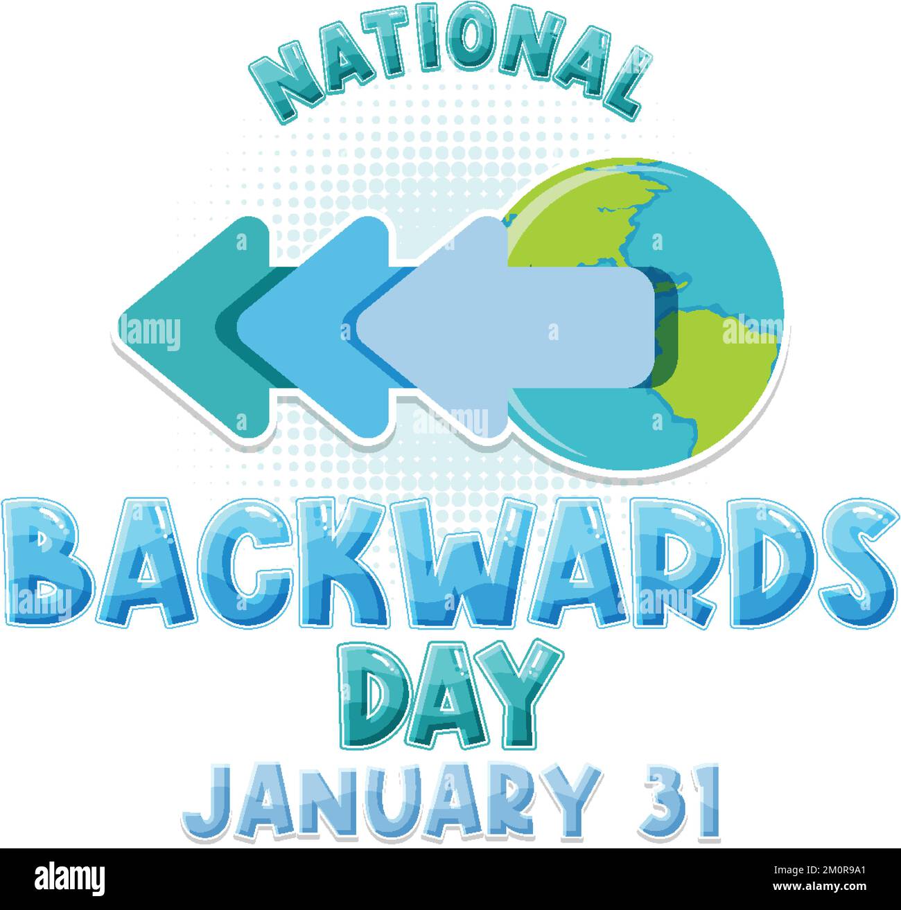 National backward day banner design illustration Stock Vector Image & Art Alamy
