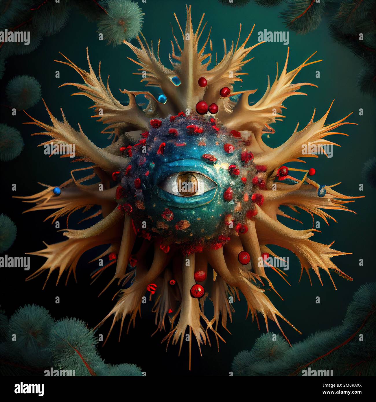 Virus with eye hi-res stock photography and images - Alamy