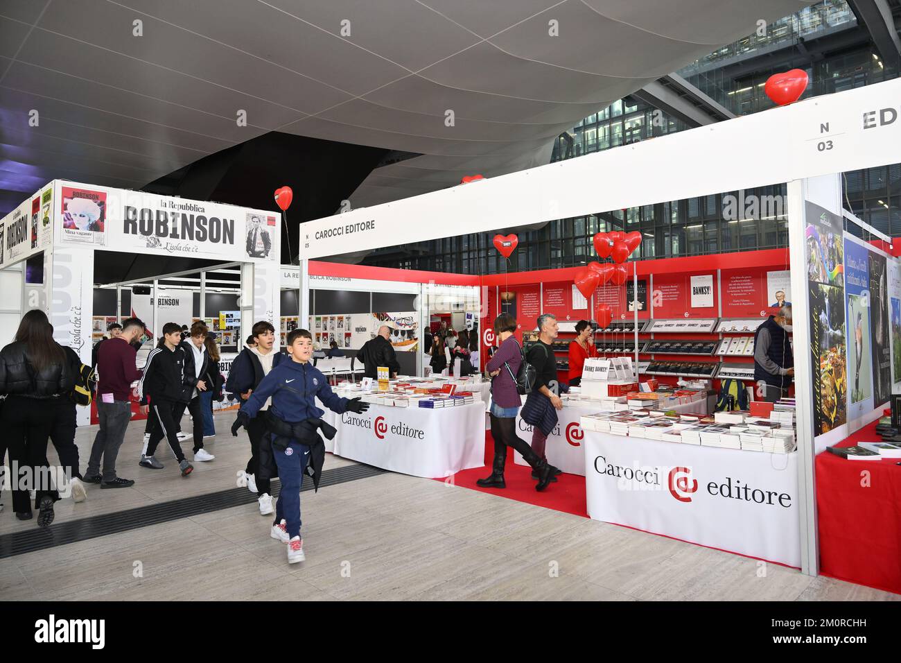 Roma, Italy. 07th Dec, 2022. During the inauguration of the Piu Libri Piu Liberi event, December 7 at the La Nuvola Congress Center, Rome, Italy Credit: Independent Photo Agency/Alamy Live News Stock Photo