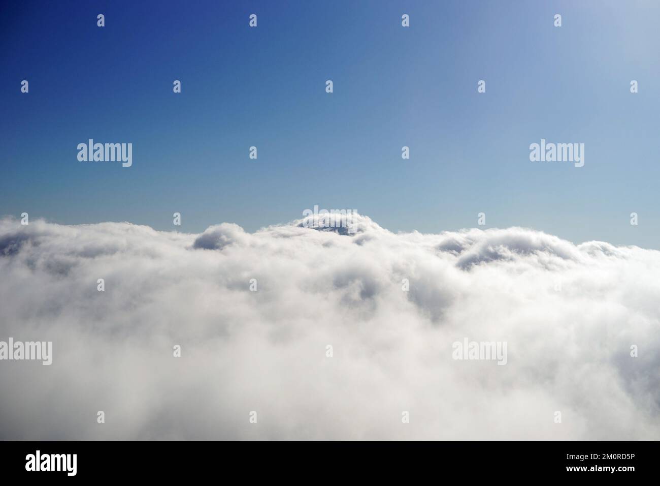 aerial view of blue sky with clouds from jet flight Stock Photo - Alamy