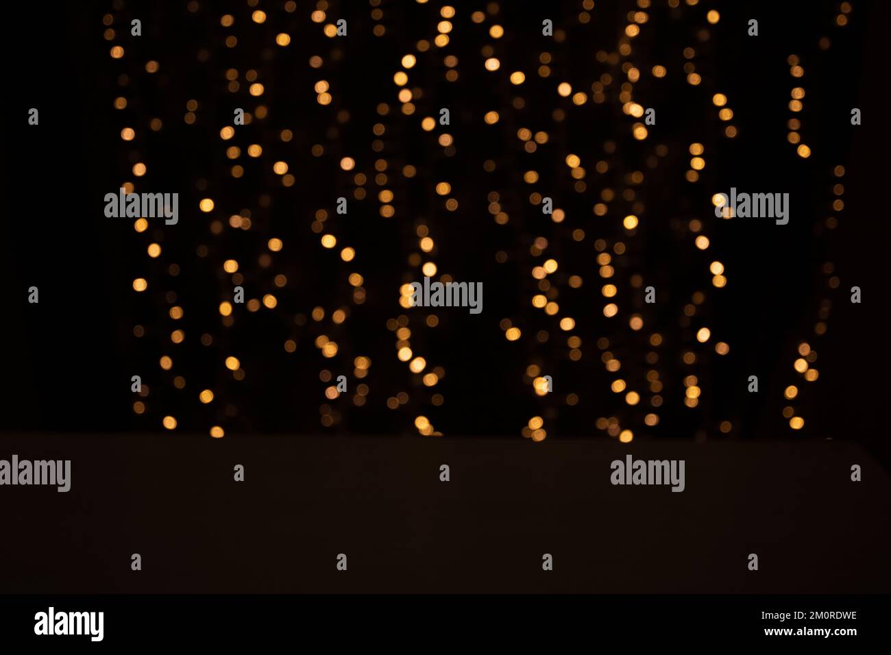 Orange bokeh lights on dark background hi-res stock photography and ...