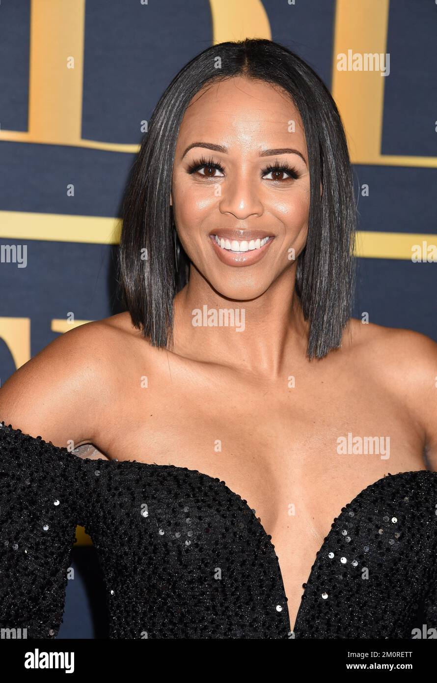 Hollywood, CA, December 7, 2022. Ashley Rios arriving at Peacock's 