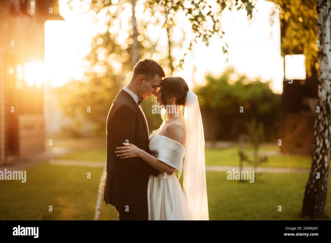 bride in white gown