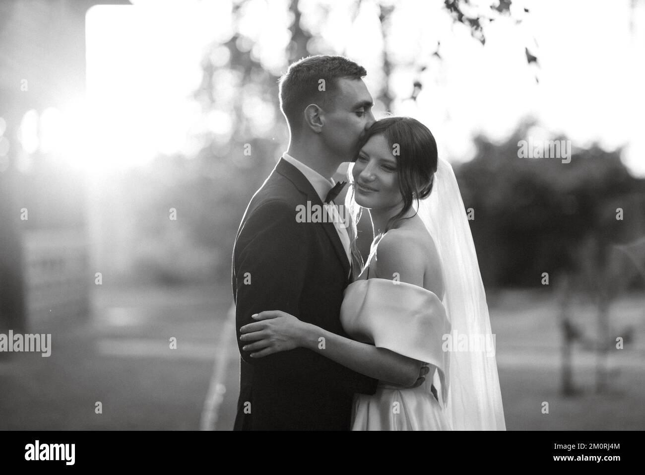 bride in white gown