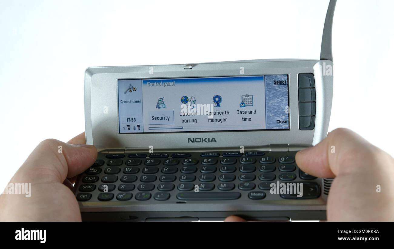 Nokia 9210i communicator Stock Photo