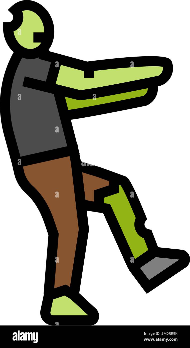 monster zombie color icon vector illustration Stock Vector Image & Art ...