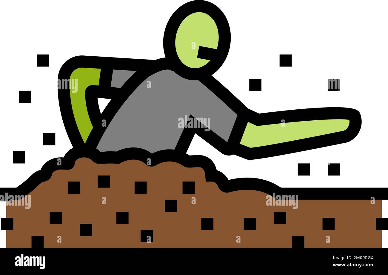 dead zombie color icon vector illustration Stock Vector Image & Art - Alamy