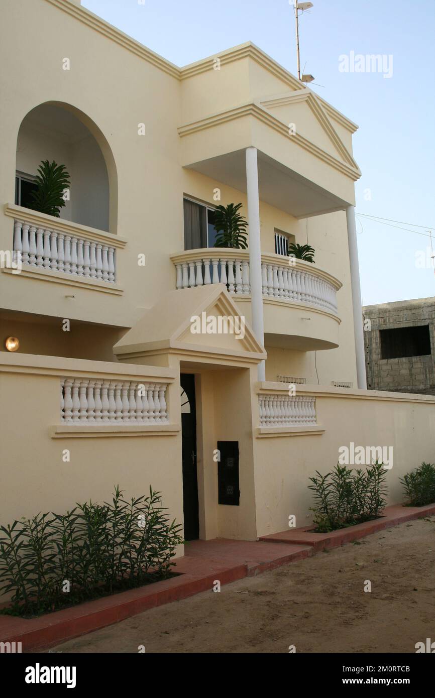 Elegant house, N'Gor, Dakar, Senegal Stock Photo