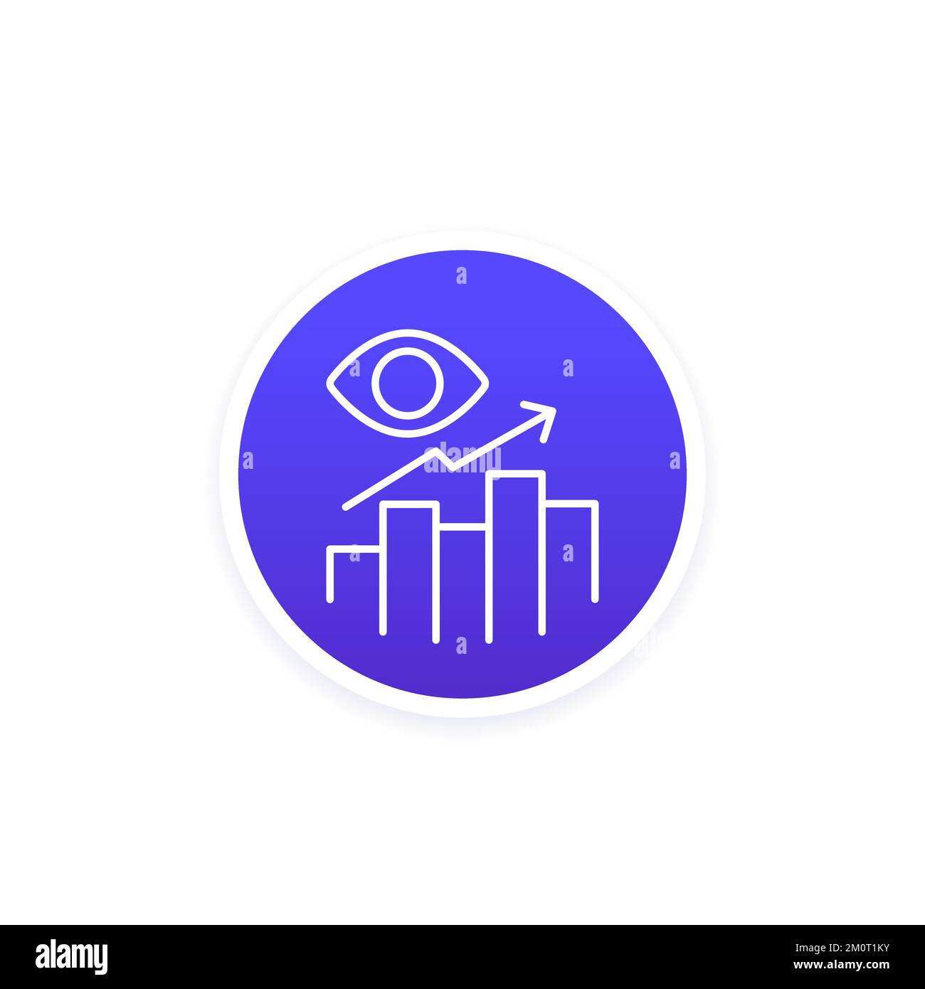 Data performance icon linear Cut Out Stock Images & Pictures - Alamy
