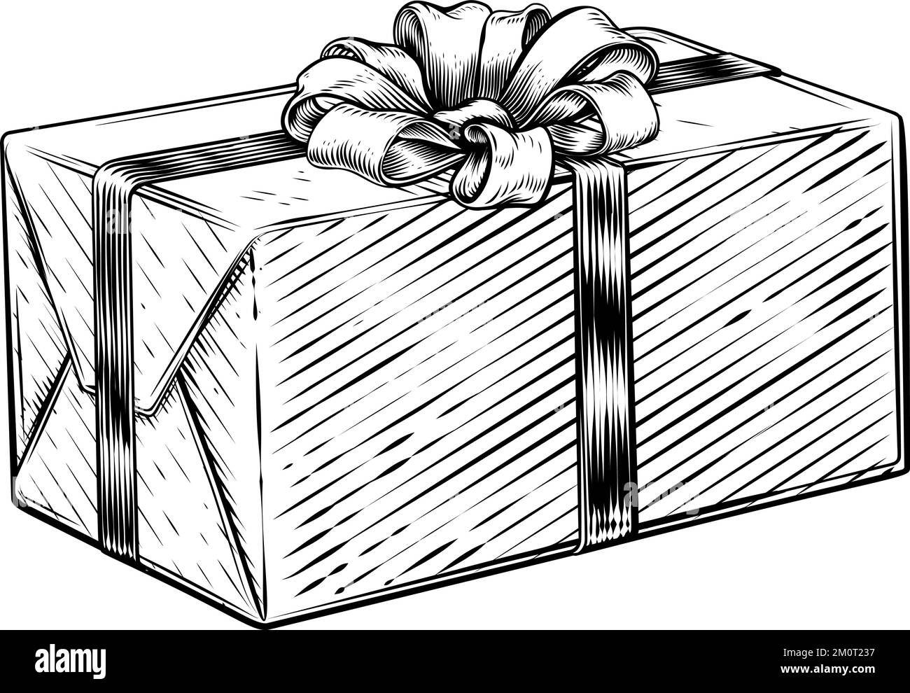 christmas-gift-birthday-vintage-present-box-bow-stock-vector-image