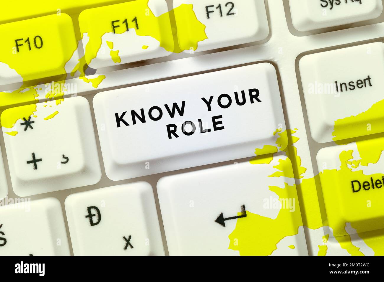 Writing displaying text Know Your Role. Internet Concept Be clear of ...