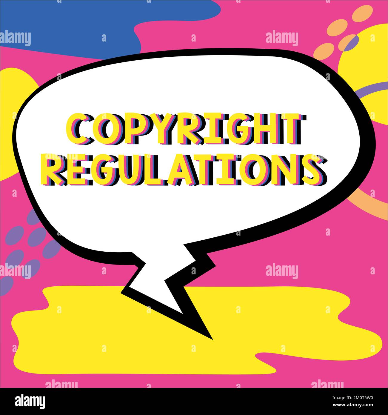 Conceptual caption Copyright Regulations. Business approach body of law ...