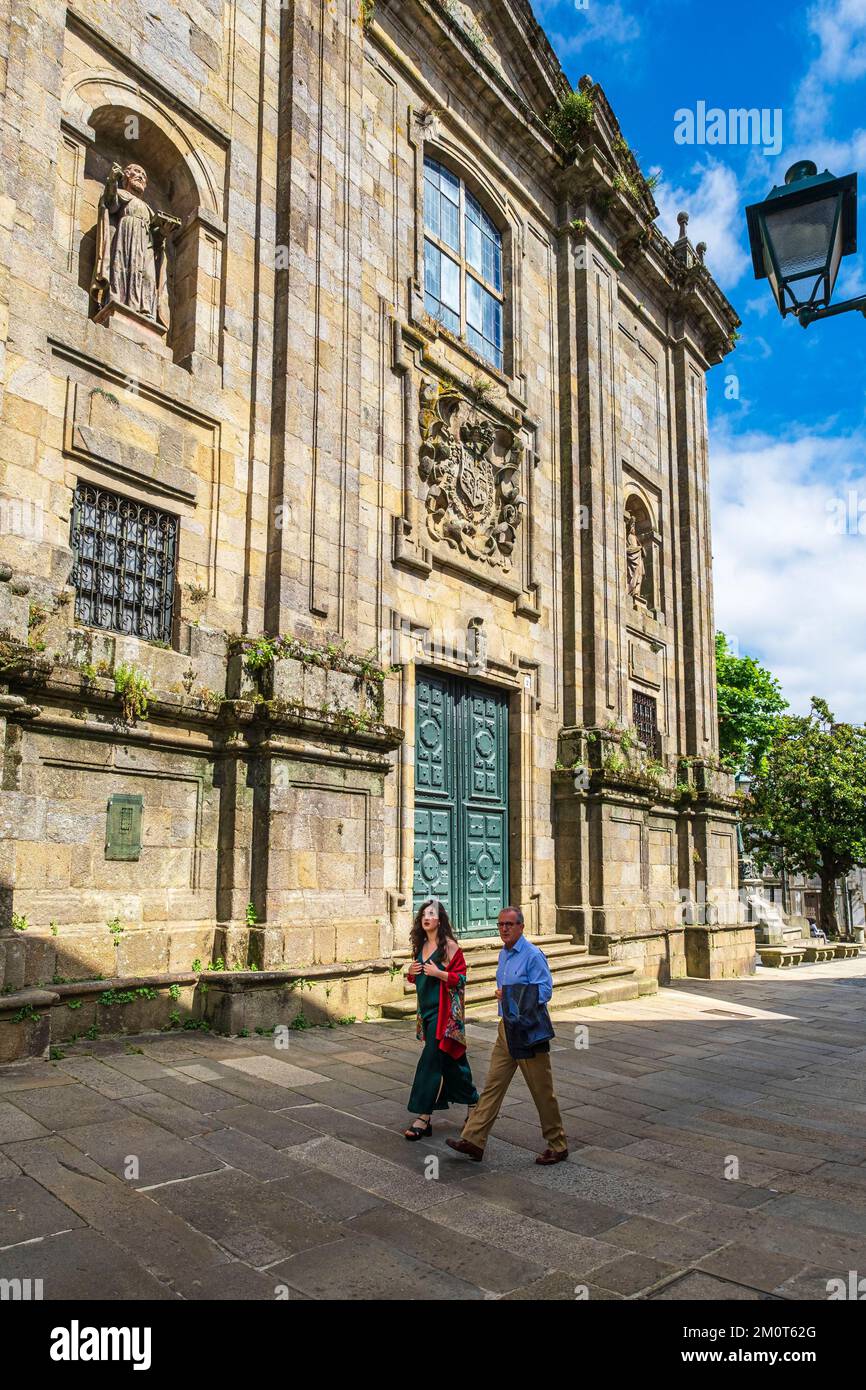 Santiso Spain, Galicia, Santiago de Compostela, the old city (UNESCO World ...