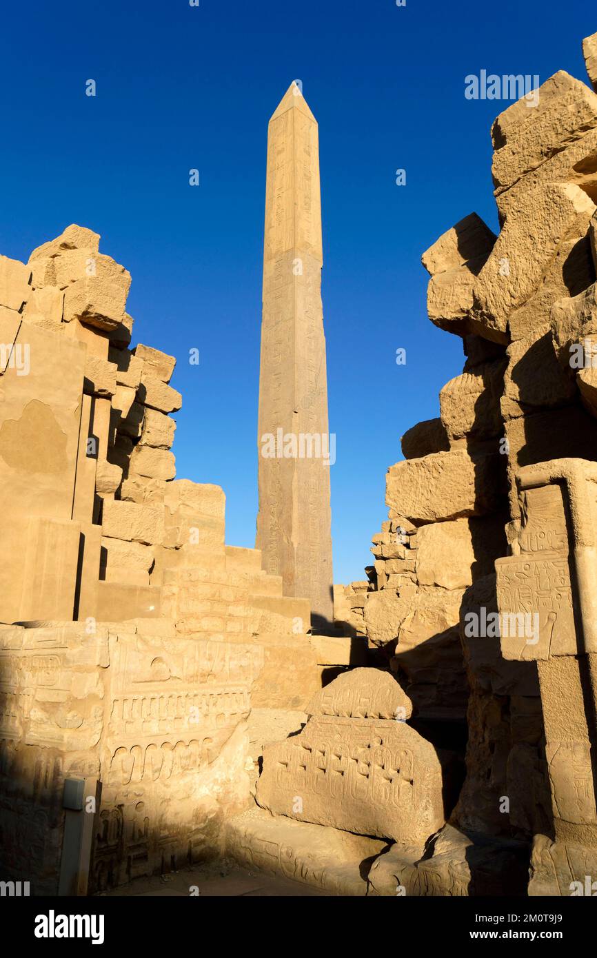 Egypt, Upper Egypt, Nile Valley, Luxor, Karnak, listed as World ...