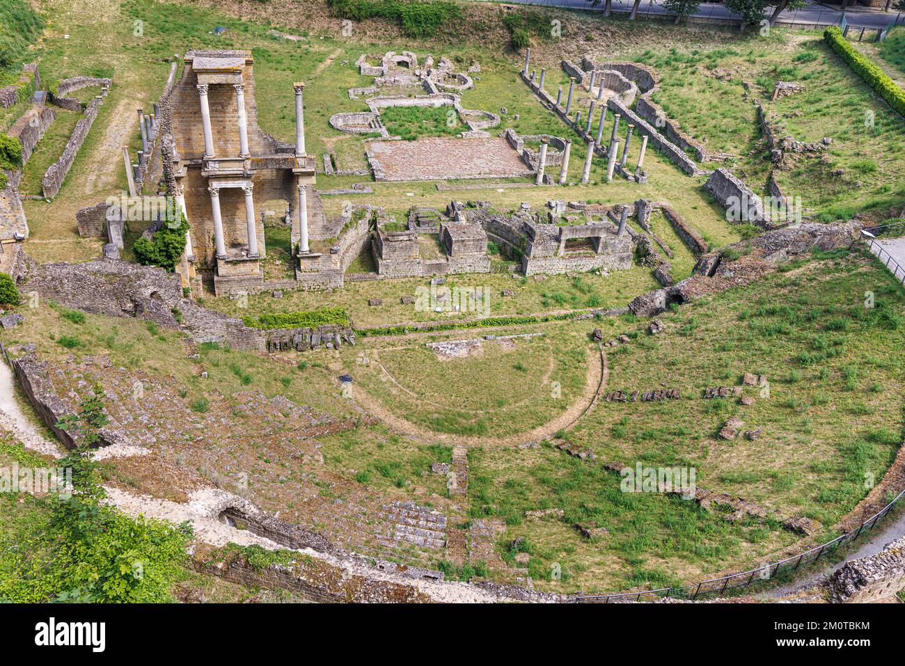 Italy, Tuscany, amphitheater roman ruins Stock Photo Alamy