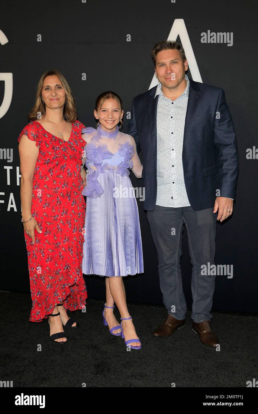 December 7, 2022, Los Angeles, California, USA: LOS ANGELES - DEC 7: Amie Donald, Parents at the world premiere of M3GAN at the TCL Chinese Theatre IMAX on December 7, 2022 in Los Angeles, CA (Credit Image: © Nina Prommer/ZUMA Press Wire) Stock Photo