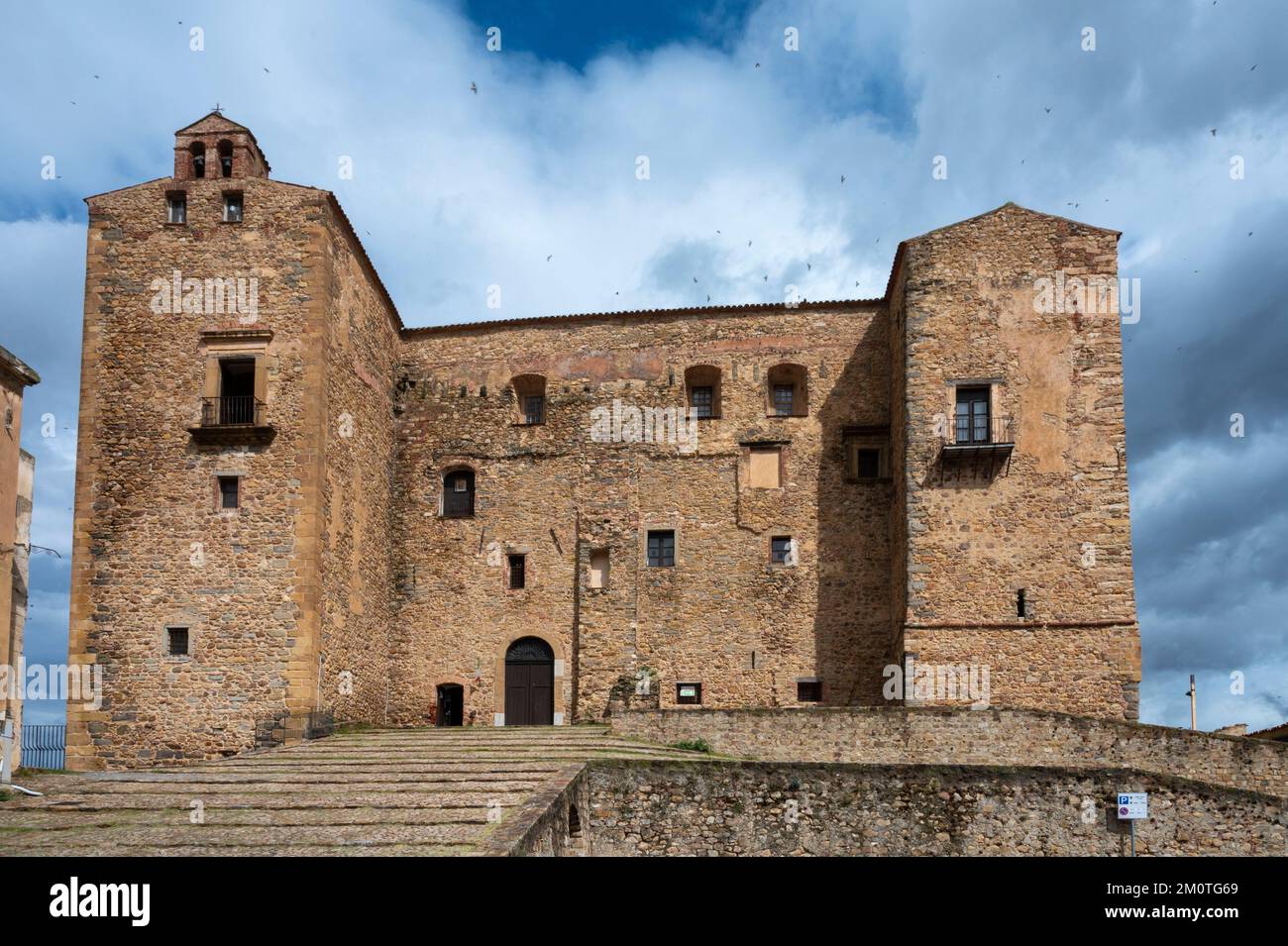 Italy, Sicily, Palermo district, Madonie mountains, Castelbuono, Ventimiglia castle, Stock Photo