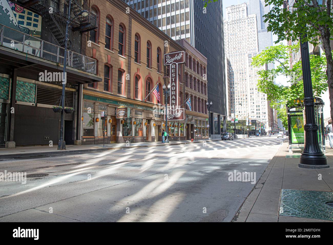 United States, Illinois, Chicago, The Loop, Adam street, mythical restaurant The Berghoff, one