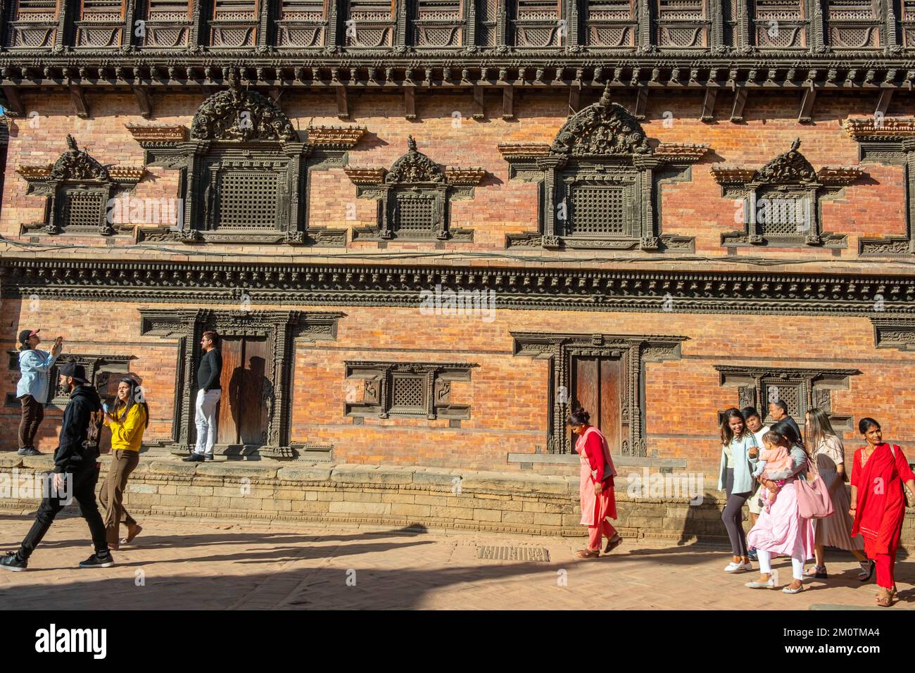 Nepal Kathmandu Valley Listed As World Heritage By Unesco Bhaktapur Durbar Square The