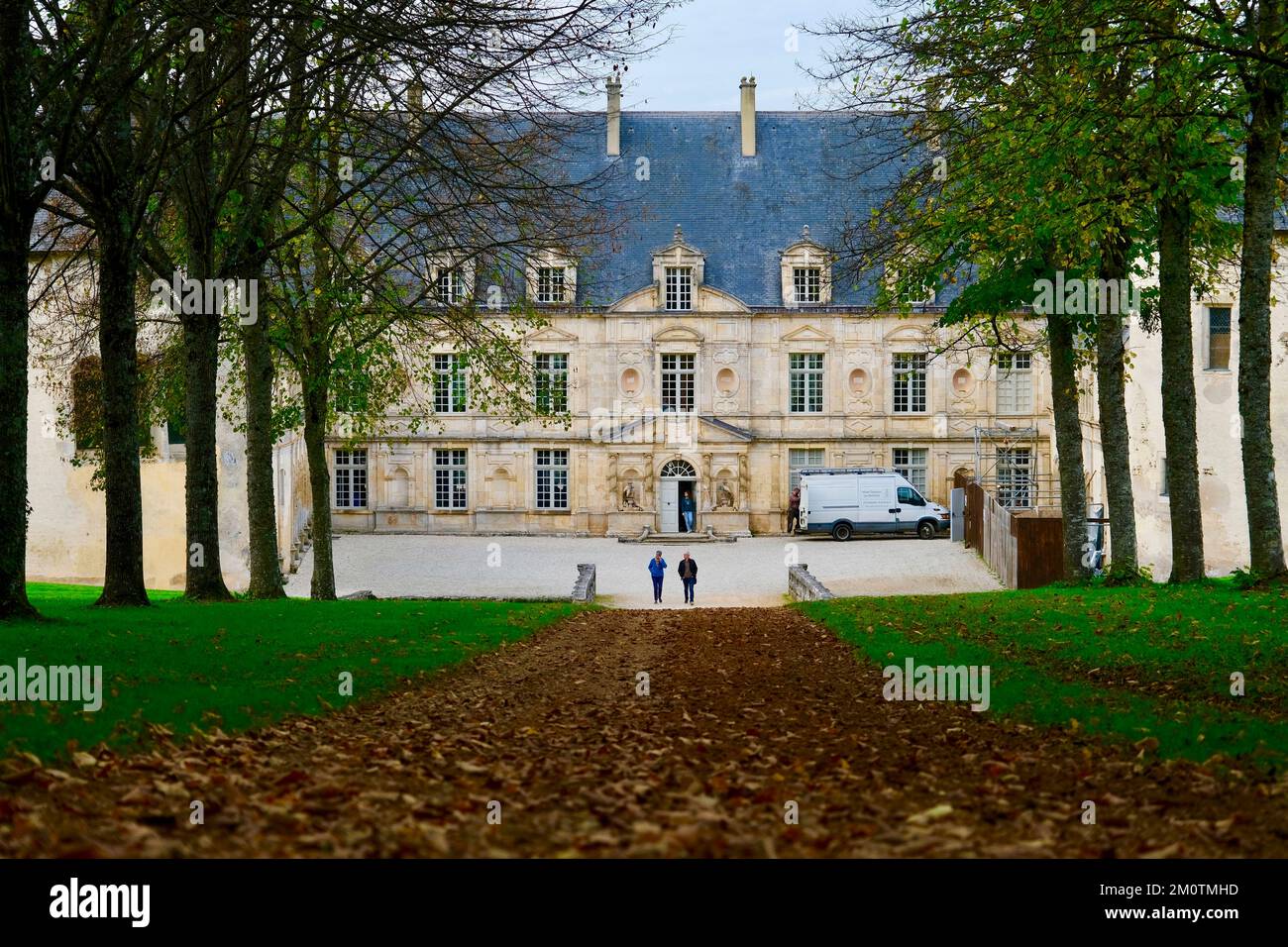 France, Cote d'Or, Bussy le Grand, Chateau de Bussy Rabutin (labeled Maisons des Illustres) Stock Photo