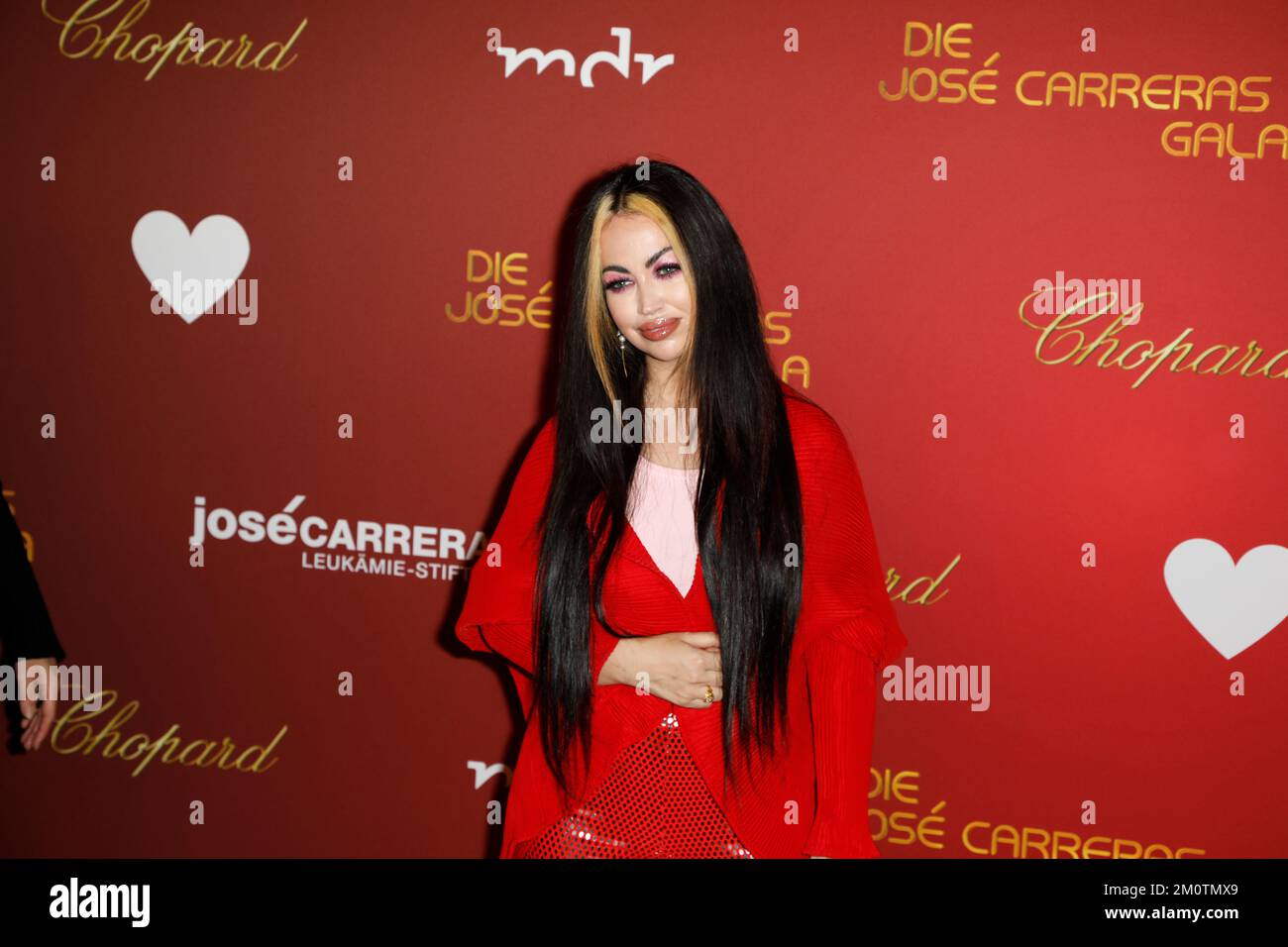 Aura Dione bei der Spendengala „José Carreras Gala 2022 " im Studio 3 Media City. Leipzig,07.12.