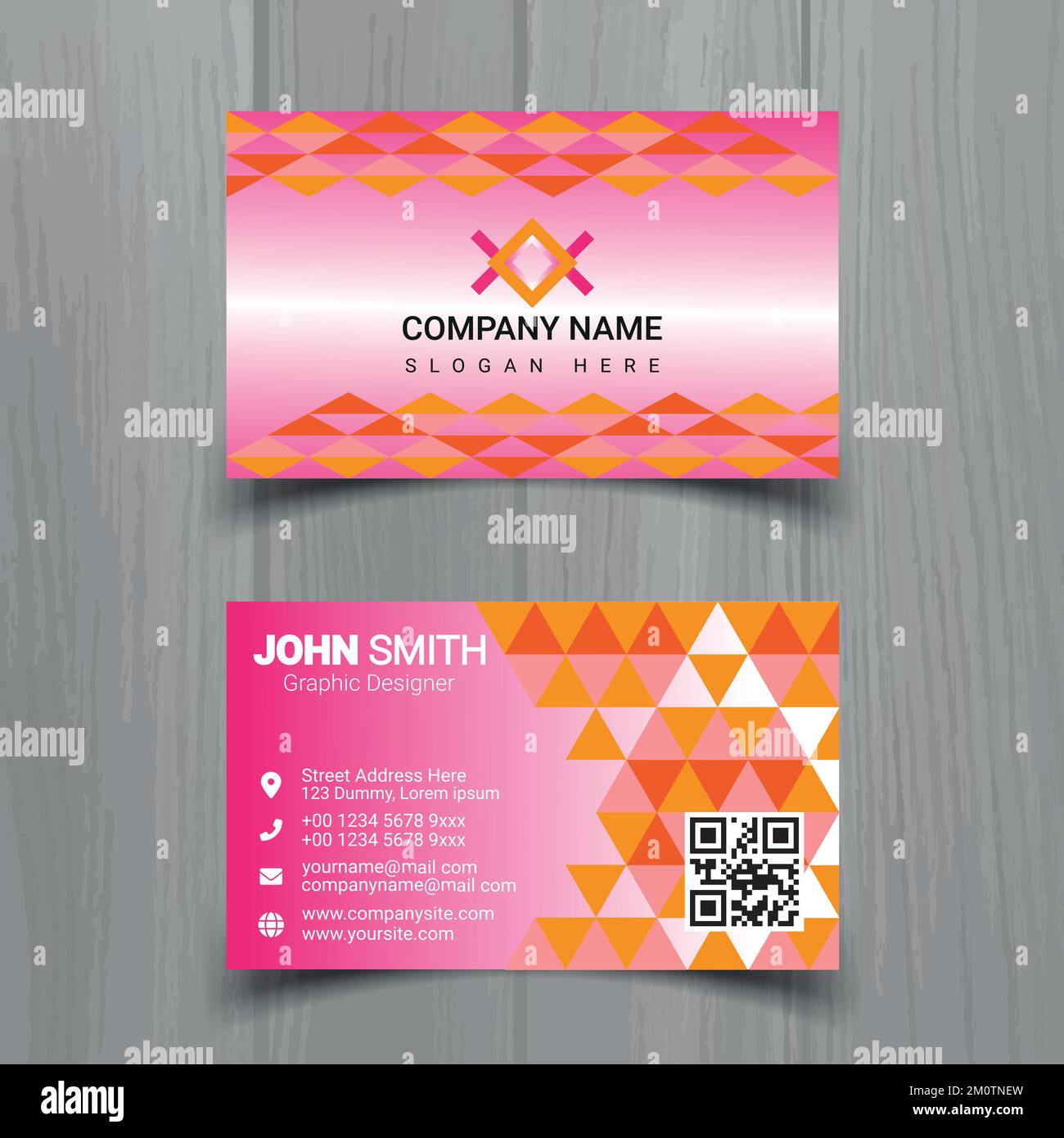 professional-business-card-design-template-stock-vector-image-art-alamy