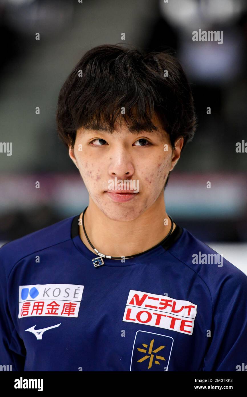 Kao MIURA (JPN), during Senior Men Practice, at the ISU Grand Prix of
