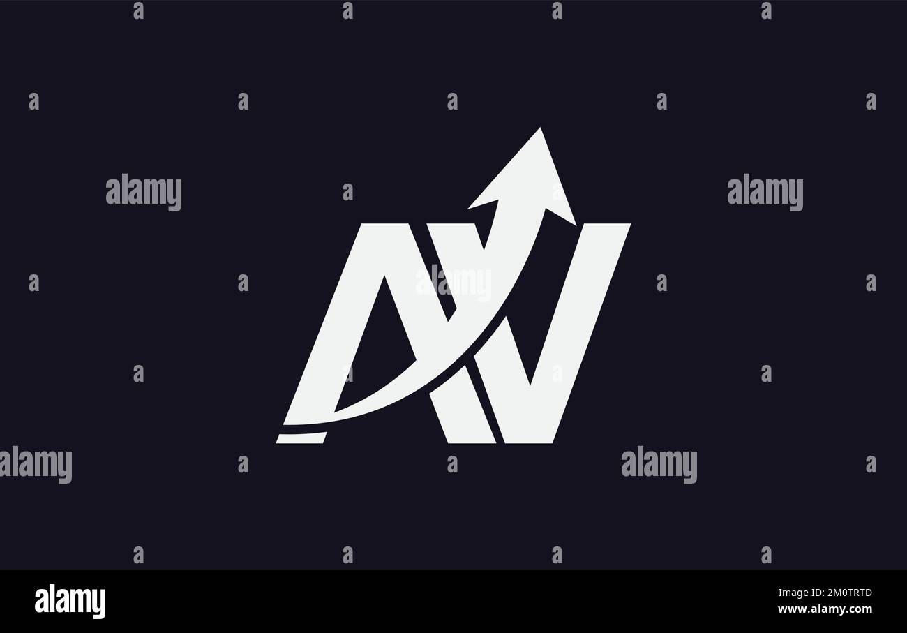 Financial logo symbol and Growth arrow icon vector design monogram for ...